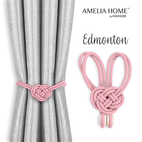 Függönyök - EDMONTON kiegészítők púderrózsaszín ameliahome