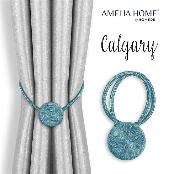 Függönyök - kiegészítők CALGARY világoskék ameliahome