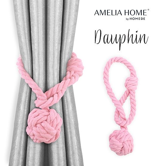 Függönyök - kiegészítők DAUPHIN púderrózsaszín ameliahome