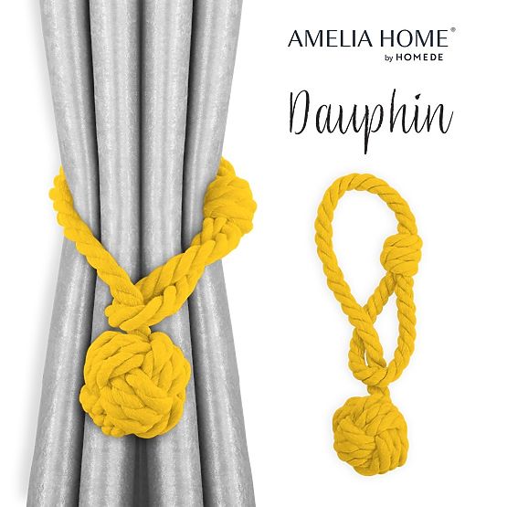 Függönyök - kiegészítők DAUPHIN sárga ameliahome