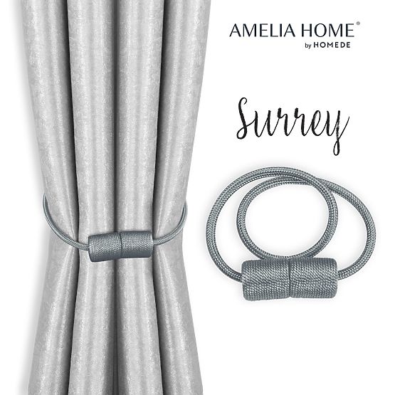 Függönyök - kiegészítők SURREY szín szürke ameliahome