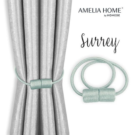 Függönyök - kiegészítők SURREY világoskék ameliahome