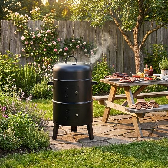 FUMARO kerti füstölő grillsütő