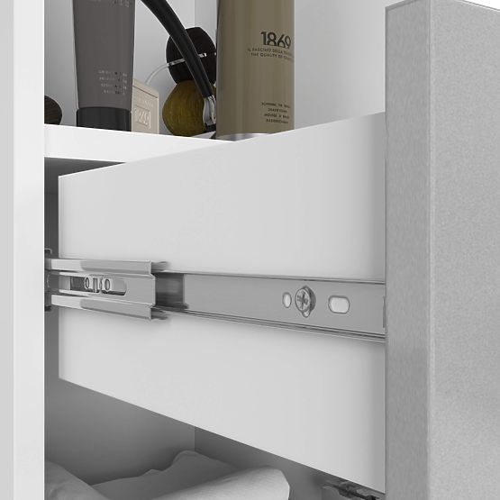 FÜRDŐSZOBAI POLC FIN OSZLOP 30 2D 1SZ 1W 140cm PK METALIK FÉNYES