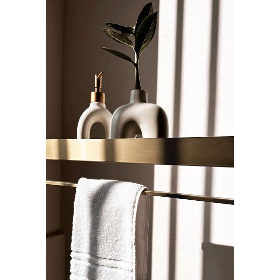 Fürdőszobai polc kádra SF01 45cm arany kefélt