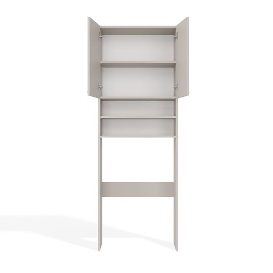 Fürdőszobai szekrény mosógép fölé POLA DK KASMÍR BÉZS Polc Oszlop 180X64X30