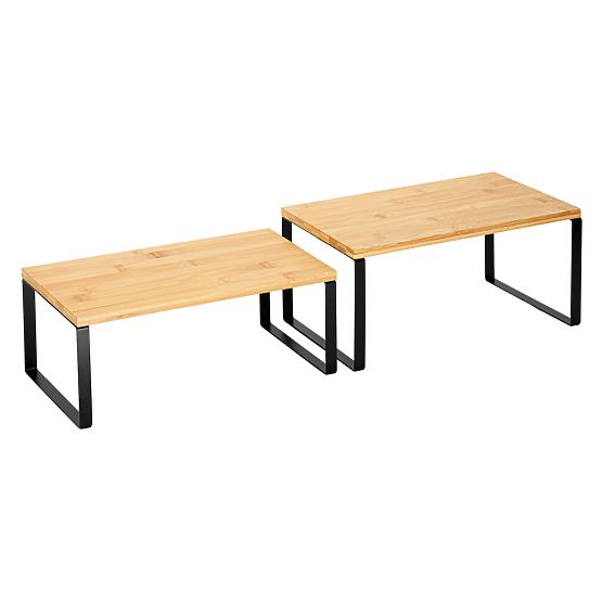 GINGER bambusz polcok szettje, 2 darab