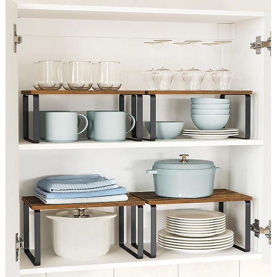 GINGER RUSTIC bambusz polc szett 2 darab