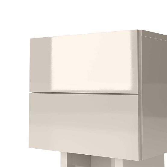 Glim éjjeliszekrény, kasmír, fényes