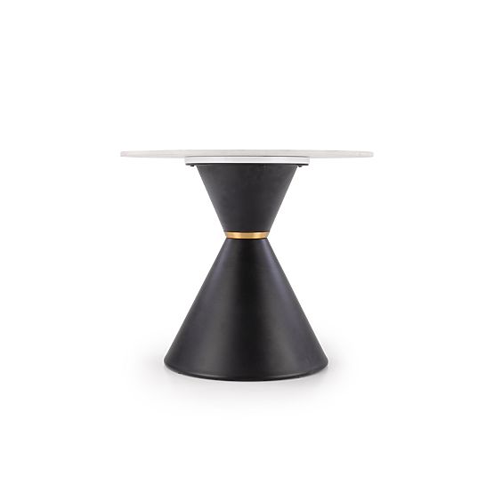 GORETTI_S konferencia asztal fehér márvány / fekete (2p=1ks)