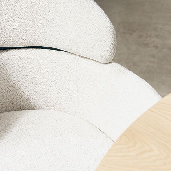 Granda étkezőszék, ekrü/fekete lábak