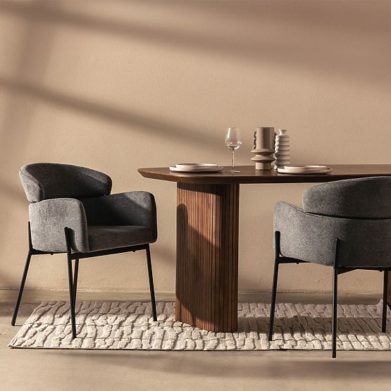 Granda szürke étkezőszék