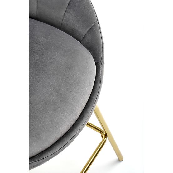 H112 bárszék szürke/arany (2p=2db)