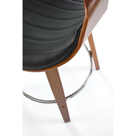 H123 bárszék fekete / dió (1p=1db)