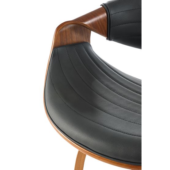 H123 bárszék fekete / dió (1p=1db)