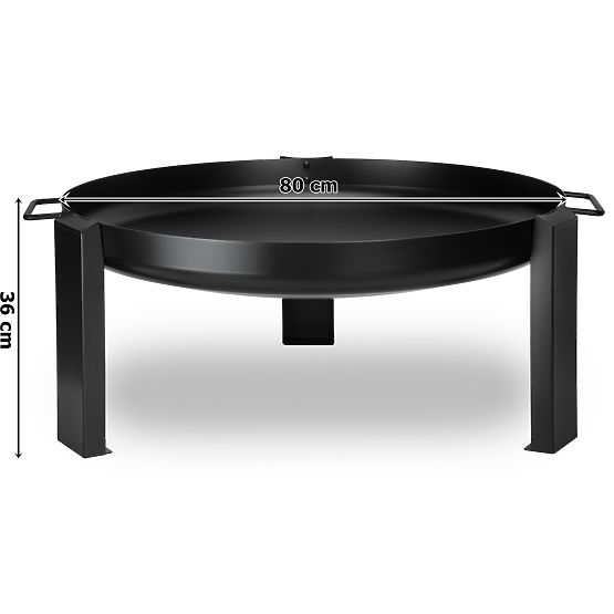 HOGAR 80 cm-es acél tűzrakóhely
