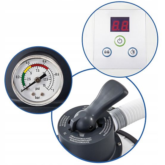 Homokszűrős szivattyú medencéhez 3500l/h INTEX 26642