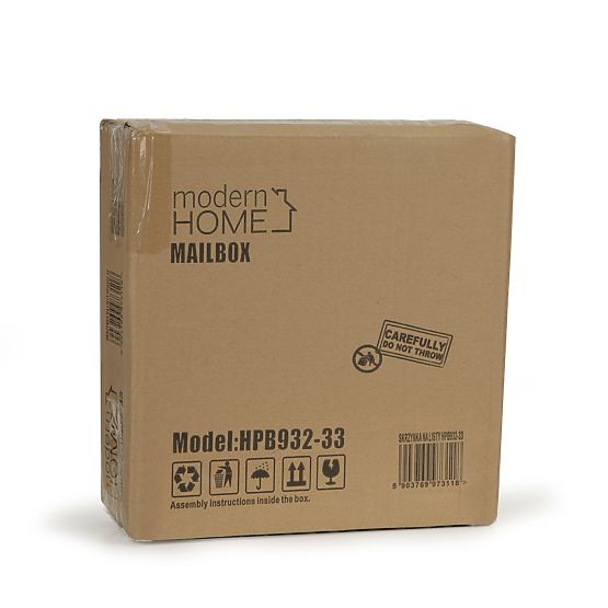 Horganyzott acél levél- és újságtartó postaláda