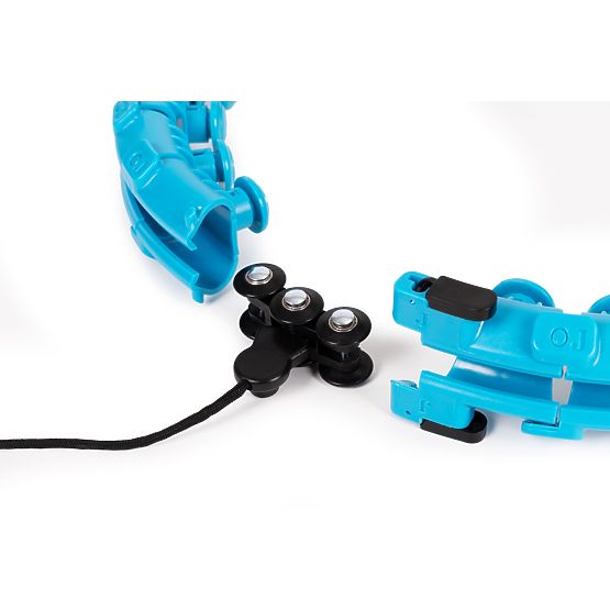 Hula hop masszázs elemmel és kiegészítő súllyal fitnesz edzéshez