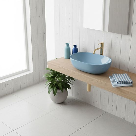 Időtlen Rea LISA L.BLUE SHINY mosdókagyló