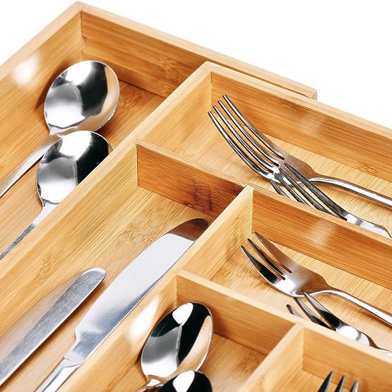 IKAR bambusz evőeszköz rendező