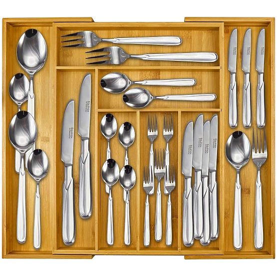 IKAR bambusz evőeszköz rendező