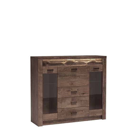 INDIANAPOLIS I8 vitrin sötét kőris