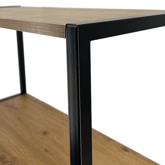 INDUSTRIÁLIS POLC 400 FEKETE/TÖLGY ARTISAN