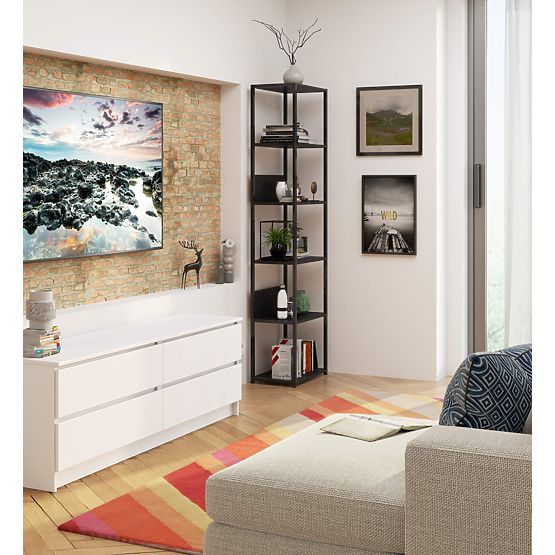 INDUSTRIÁLIS POLC 500 FEKETE/FEKETE