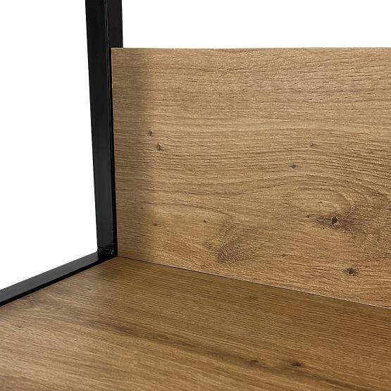 INDUSTRIÁLIS POLC 700 FEKETE/ARTISAN TÖLGY