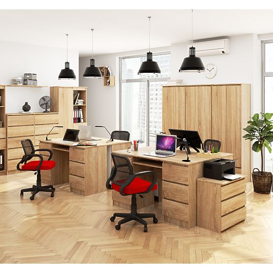 ÍRÓASZTAL A-11 CLP 6SZ PK SONOMA