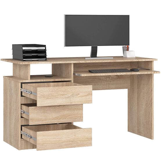 ÍRÓASZTAL CLP 135cm PK SONOMA