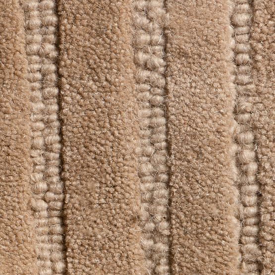 Isla téglalap alakú szőnyeg, ívek, tuftált, gyapjú, sötét bézs, Szőnyeg mérete: 190x290