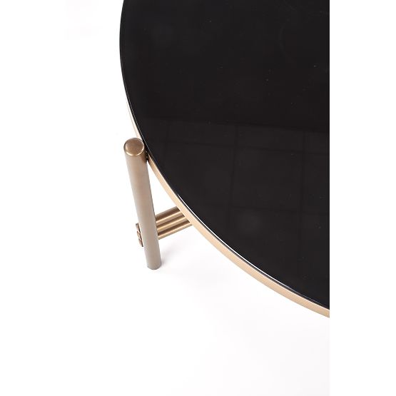 ISMENA doh�1nyz�0f3asztal keret - arany, asztallap - fekete (1p=1db)