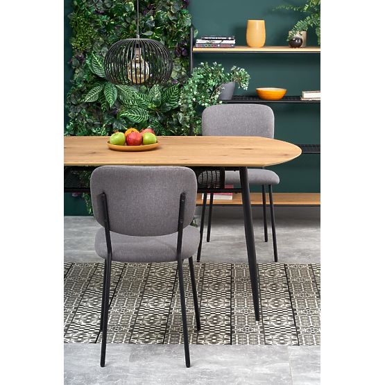 JACKSON étkezőasztal - arany tölgy/fekete