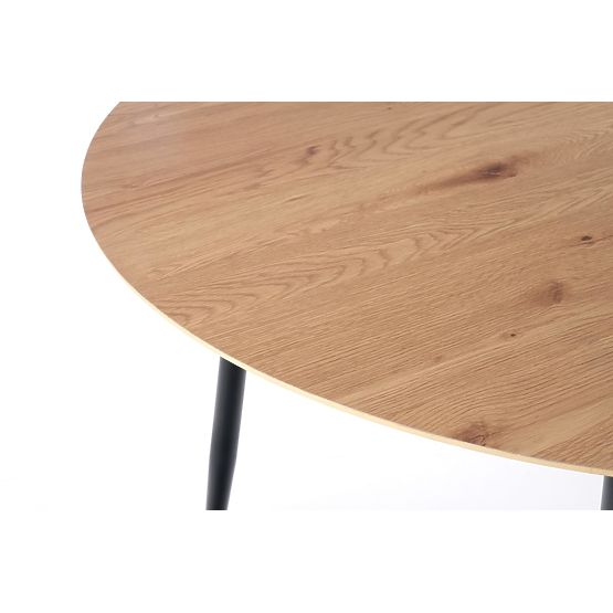 JACKSON étkezőasztal - arany tölgy/fekete