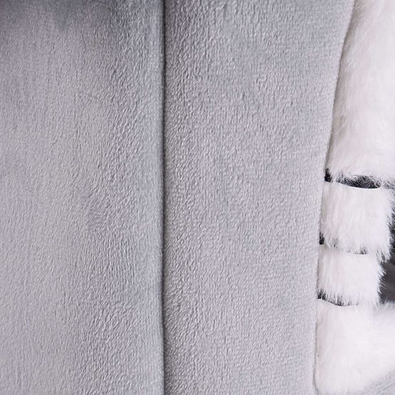 JASPER szürke plüss macskaház