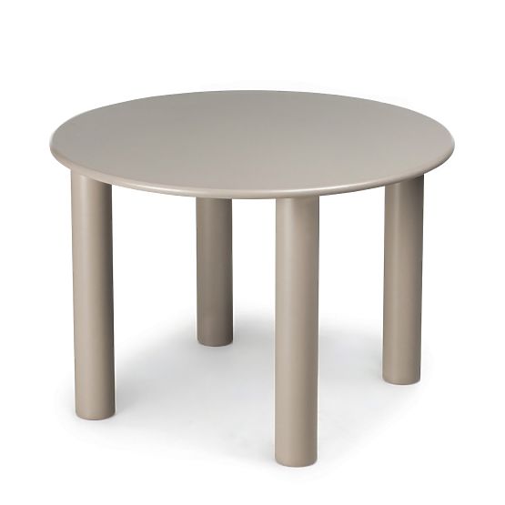 Joki étkezőasztal 110 cm, kerek, sötét bézs