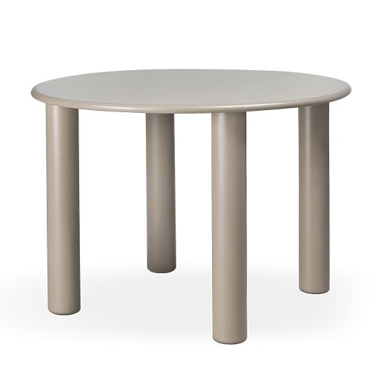 Joki étkezőasztal 110 cm, kerek, sötét bézs