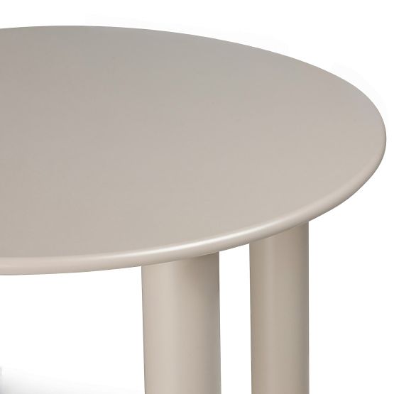 Joki étkezőasztal 110 cm, kerek, sötét bézs