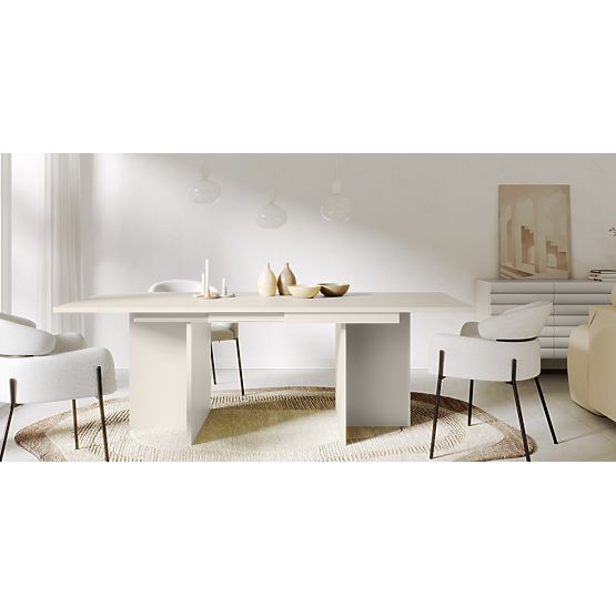 Jose kihúzható asztal 140-200 cm, téglalap alakú, kasmír