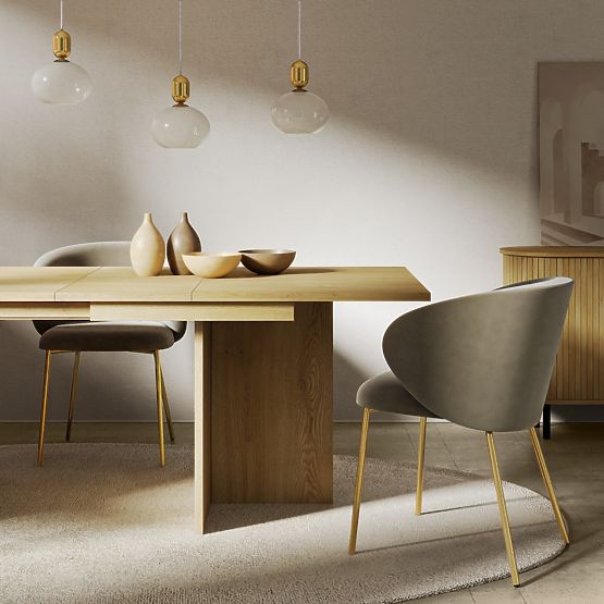 Jose kinyitható asztal 140-200 cm, téglalap alakú, Cremona Torro tölgy