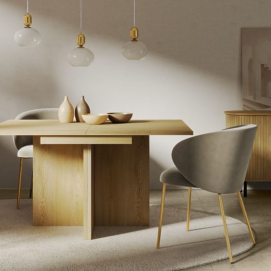 Jose kinyitható asztal 140-200 cm, téglalap alakú, Cremona Torro tölgy