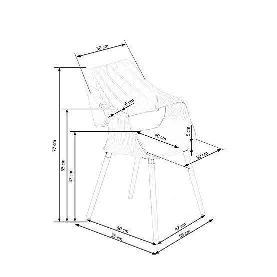 K396 dió / bézs szék (1p=1db)