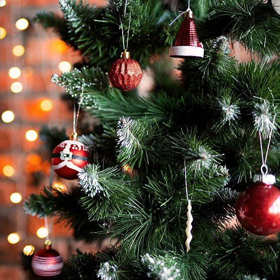 KARÁCSONYI DÍSZEK PIROS-FEHÉR 78DB SYSD1688-113