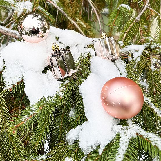 KARÁCSONYI GÖMB MIX 311437 rózsaszín