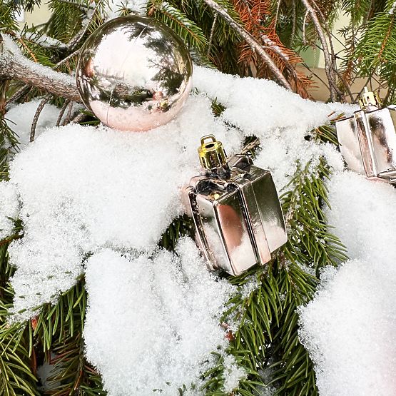 KARÁCSONYI GÖMB MIX 311437 rózsaszín