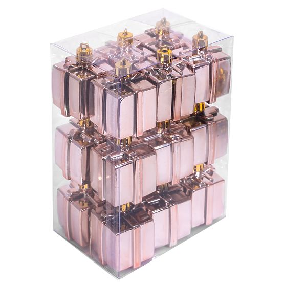 KARÁCSONYI GÖMB MIX 311437 rózsaszín