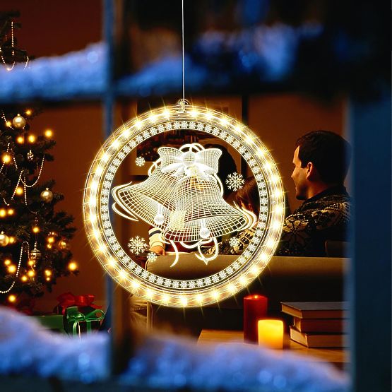 Karácsonyi LED Dekoráció Harang 311382A