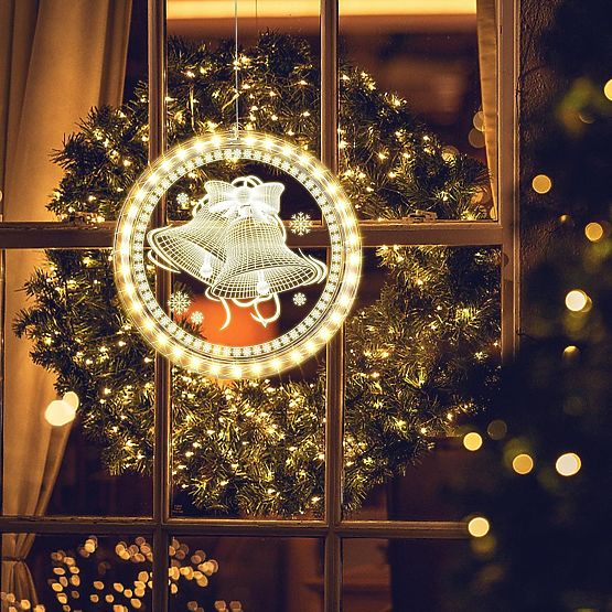 Karácsonyi LED Dekoráció Harang 311382A